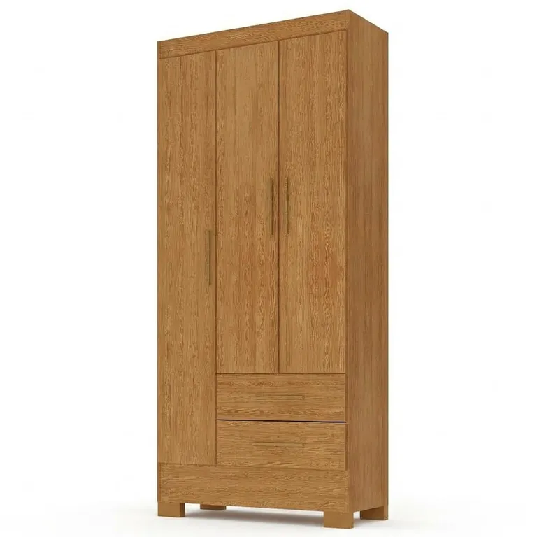 Clóset 3 Puerta(s) 2 Cajón(es) 3 Repisa(s) 68.2x180x35 cm Cinamomo