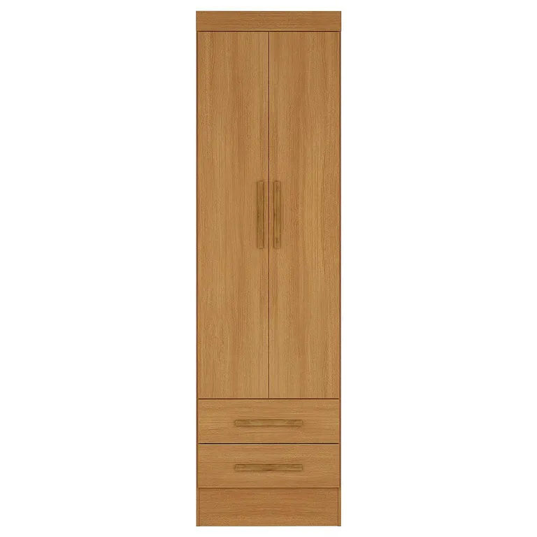 Clóset 2 Puerta(s) 2 Cajón(es) 3 Repisa(s) 54.8x194.5x40 cm Café
