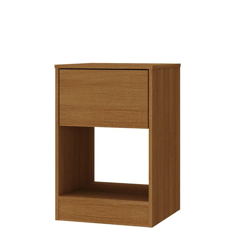Velador 1 Cajón(es) Ipe 36.5x55.5x35 cm Café Claro