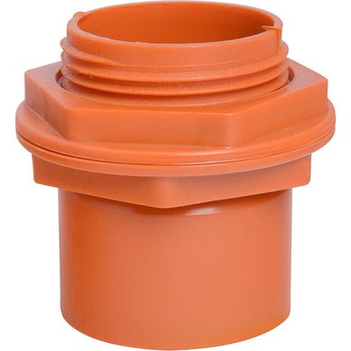 Terminal PVC HE con tuerca 40 mm.
