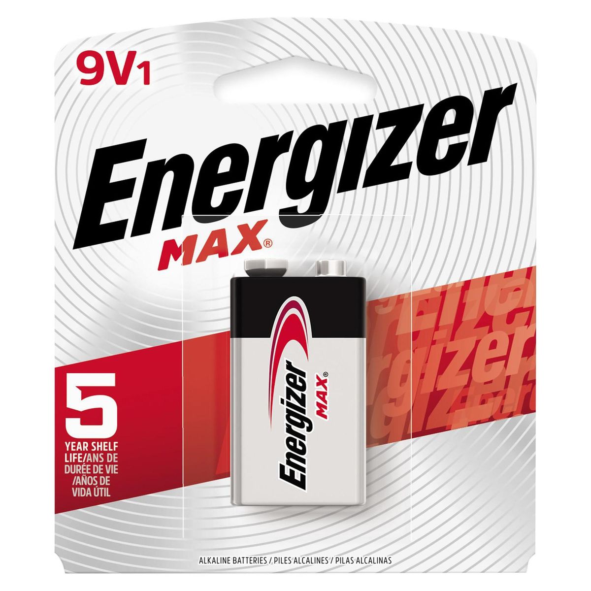 ENERGIZER - Batería alcalina 9V