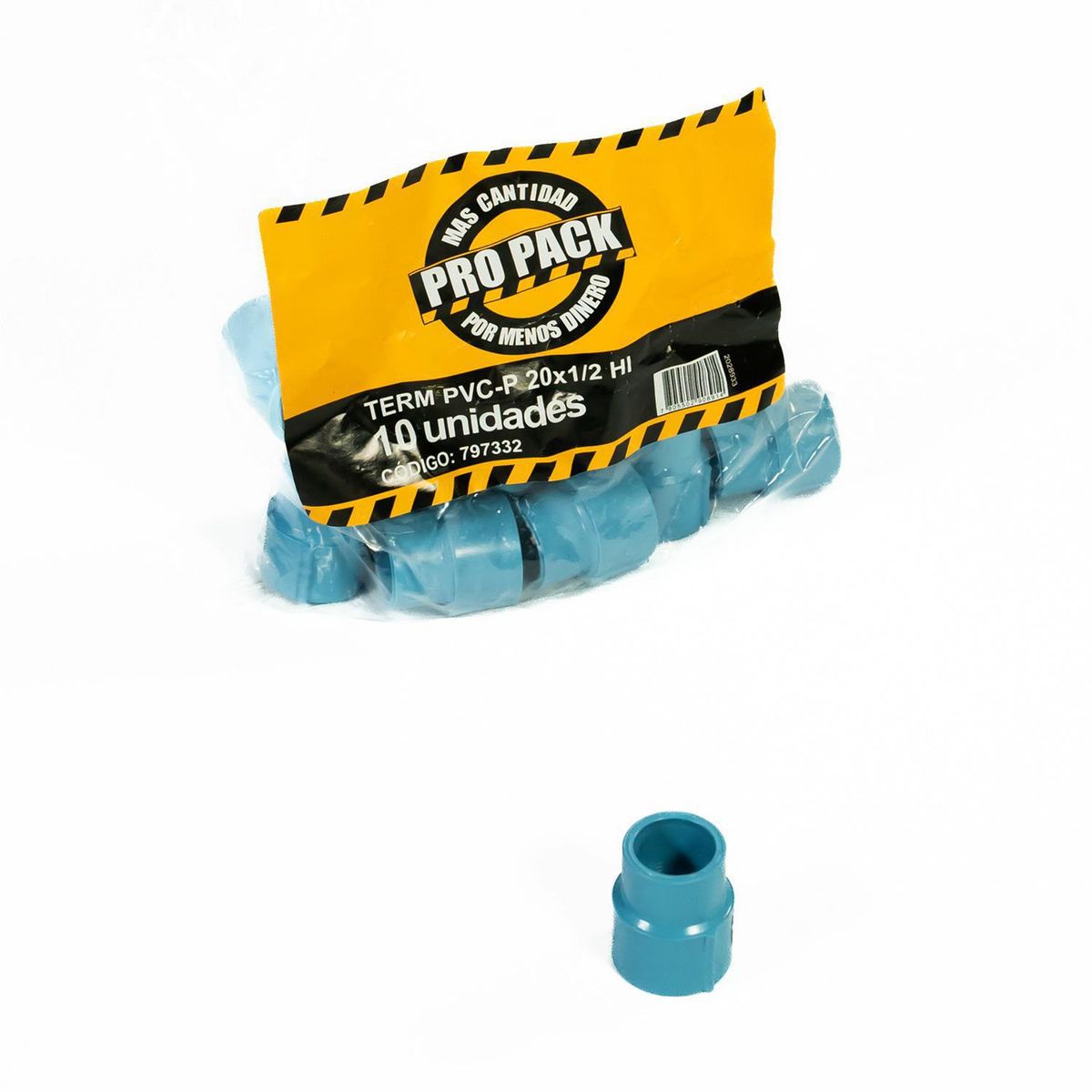 VINILIT - Pack Terminal PVC-P CEM/HI 20mm x 1/2" 10u