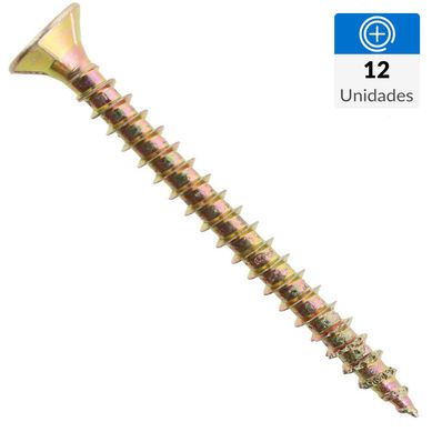 Tornillo Tirafondo Cabeza Phillips Madera 2 
