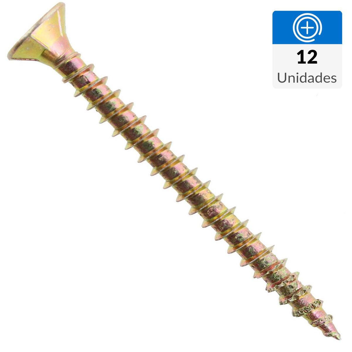 FIXSER - Tornillo Tirafondo Madera 2 " 9 mm 12 unidad(es)