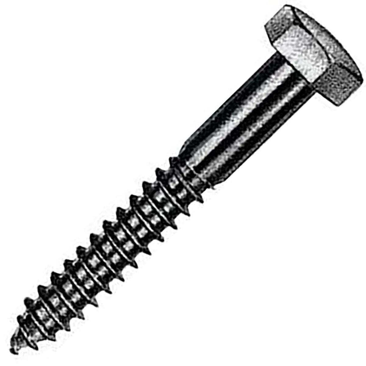FIXSER - Tornillo Tirafondo Madera 1-1/2 " 1/4 " 2 unidad(es)