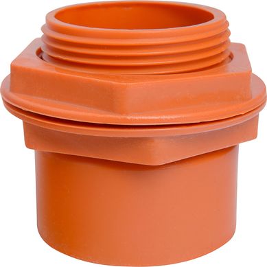 Terminal PVC HE con tuerca 50 mm