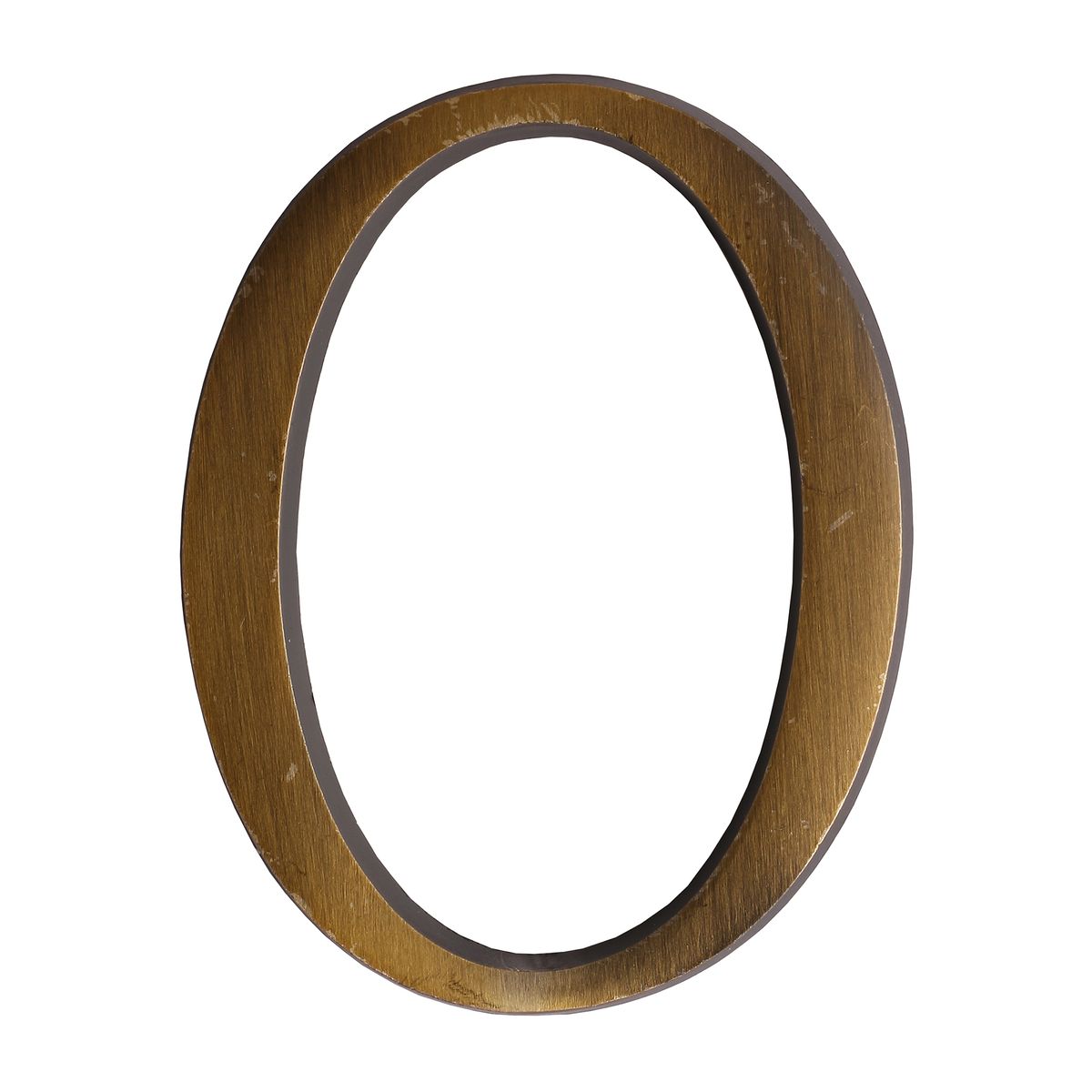 POLI - Número para casa #0 bronce envejecido