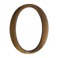 POLI - Número para casa #0 bronce envejecido
