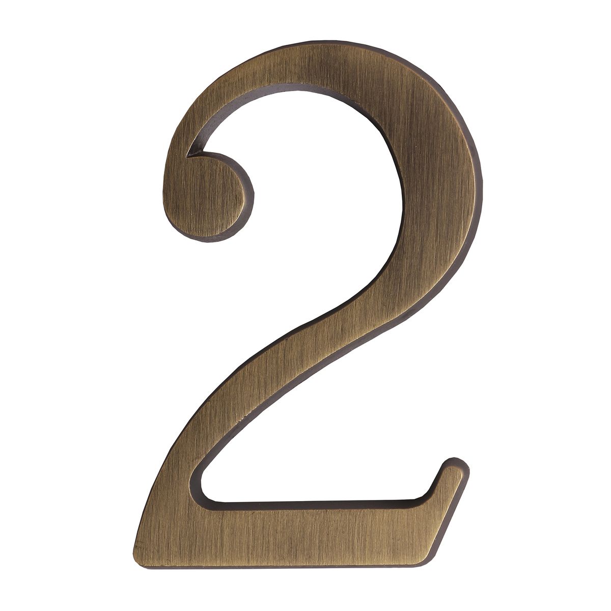 POLI - Número para casa #2 bronce envejecido