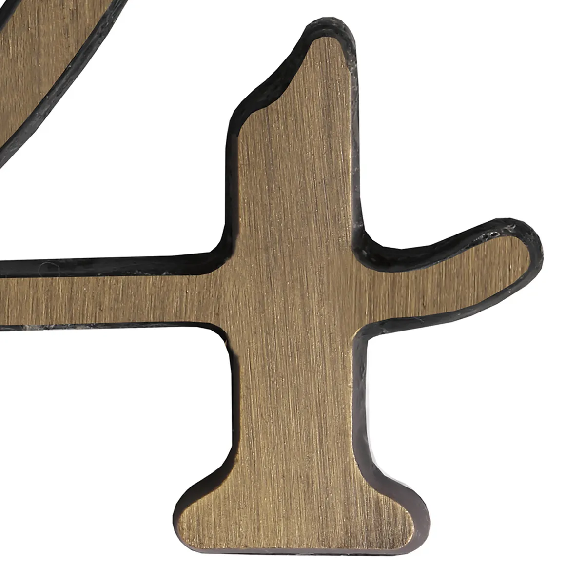 POLI - Número para casa #4 bronce envejecido