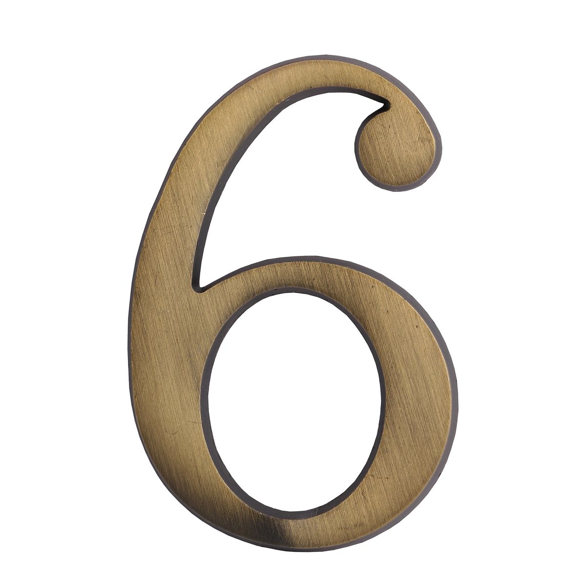 POLI - Número para casa #6 o #9 bronce envejecido
