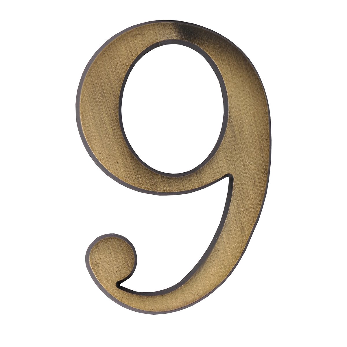 POLI - Número para casa #6 o #9 bronce envejecido