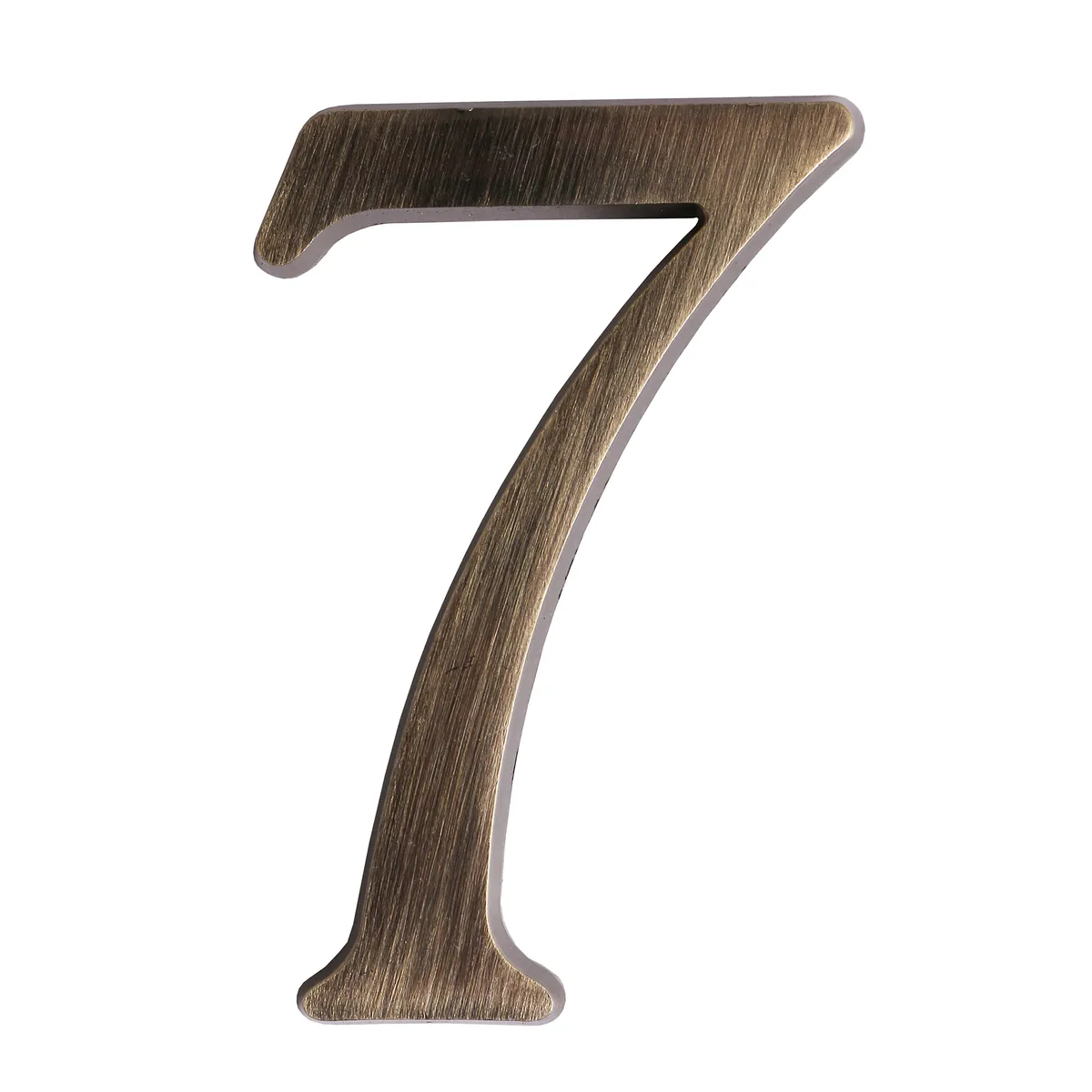 POLI - Número para casa #7 bronce envejecido