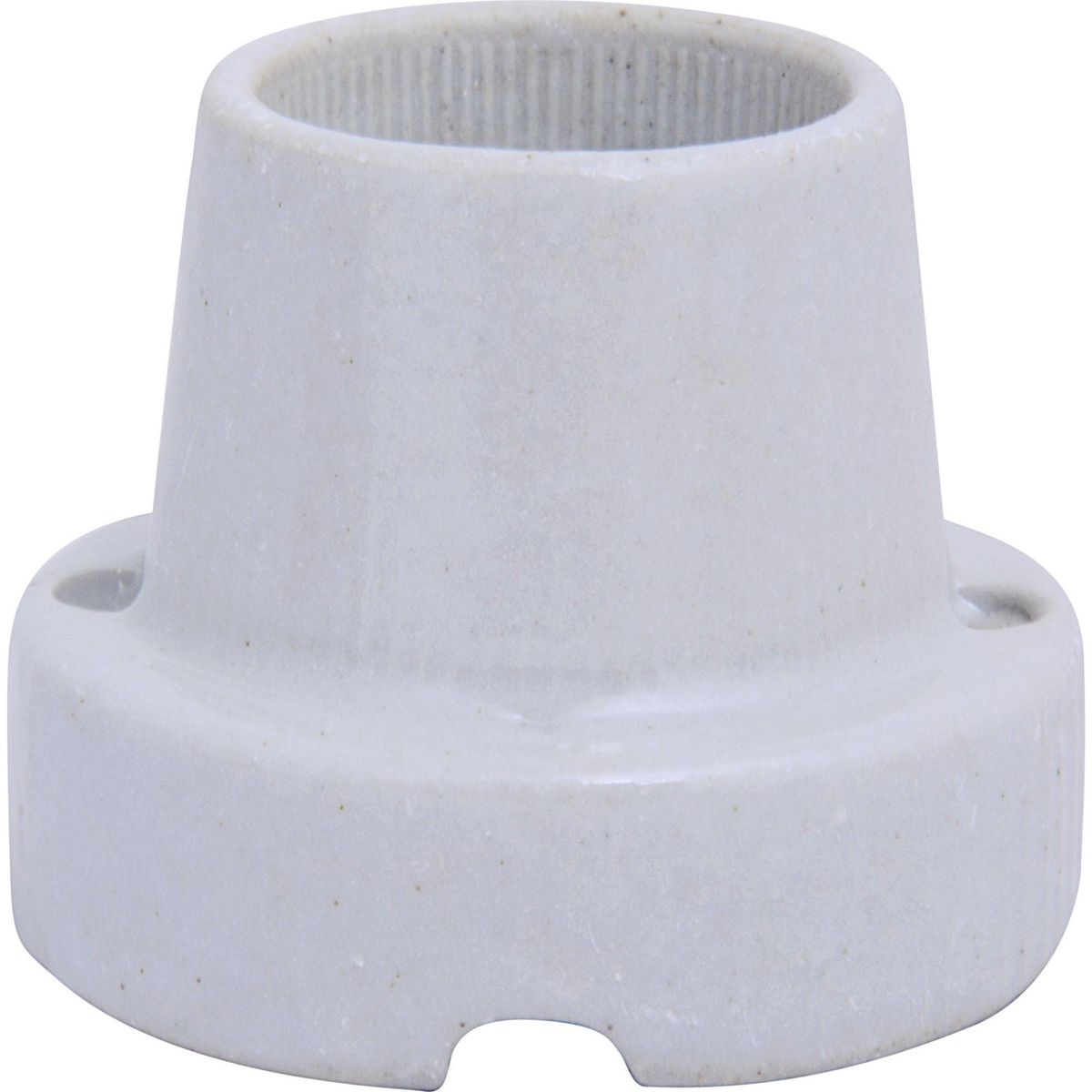 REMA - Portalámpara base recta con tornillos blanco