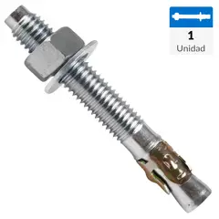 FIXSER - Perno anclaje 3/8 x 3 1 unidades