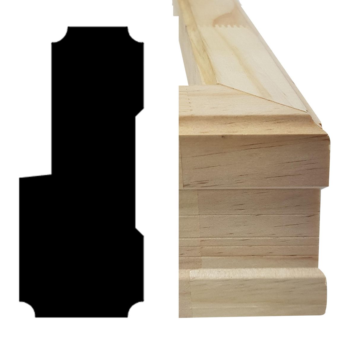 MULTIMARCA - Juego Marco Pino Finger 40x90 mm. x 5.4 mt