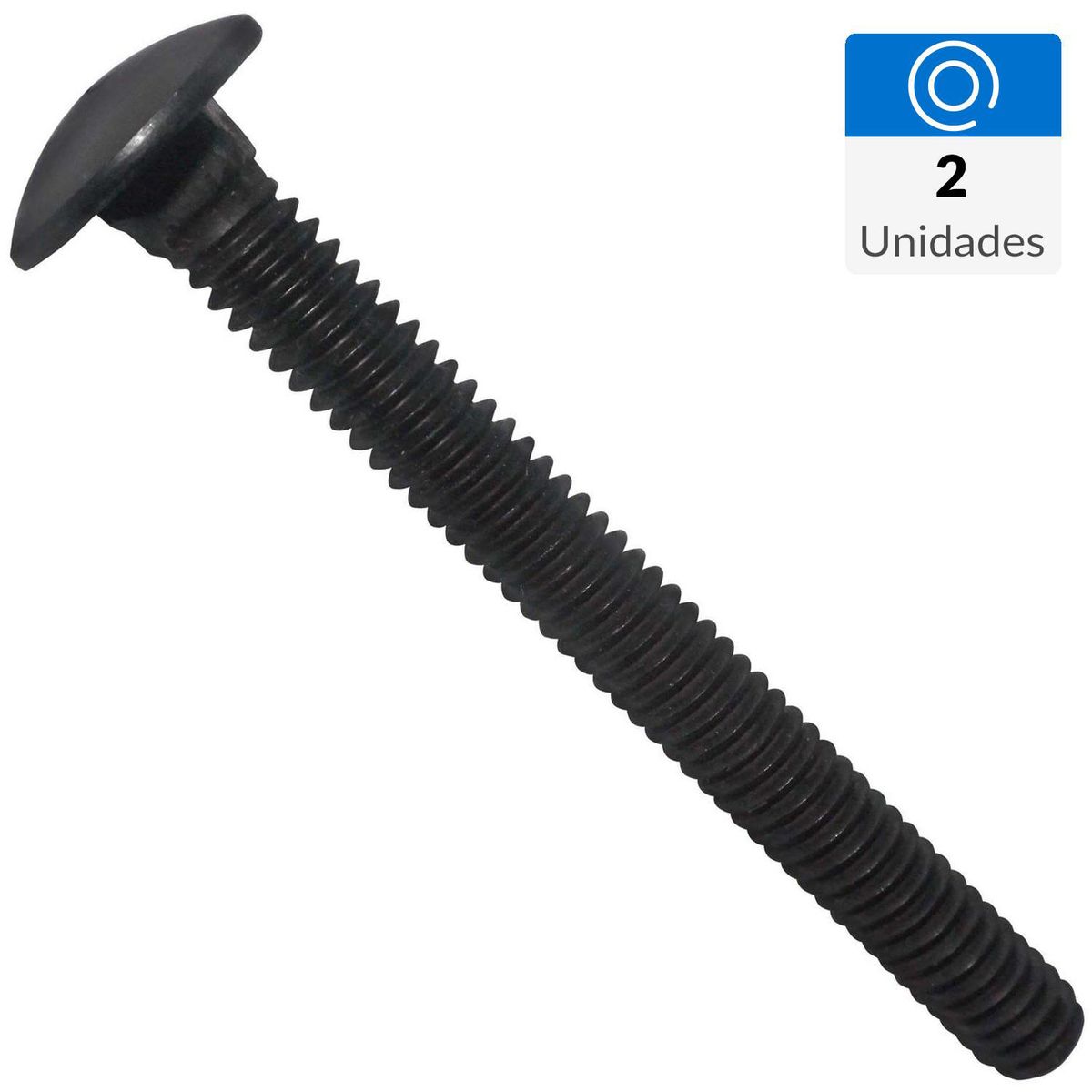 FIXSER - Perno coche 3/8" x 2" 2 unidades