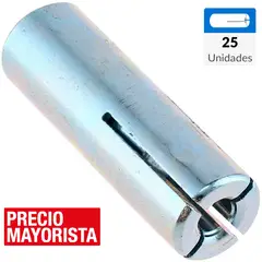 FIXSER - Taco anclaje 3/8 x 1 5/8 25 unidades