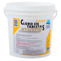 Cloro para Piscinas Tableta 3 kg Tineta