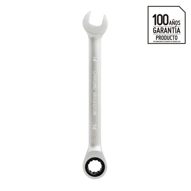 UBERMANN - Llave punta corona chicharra 14 mm cromo vanadio
