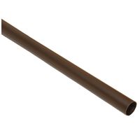 Barra cortina metal 25 mm 3 m óxido