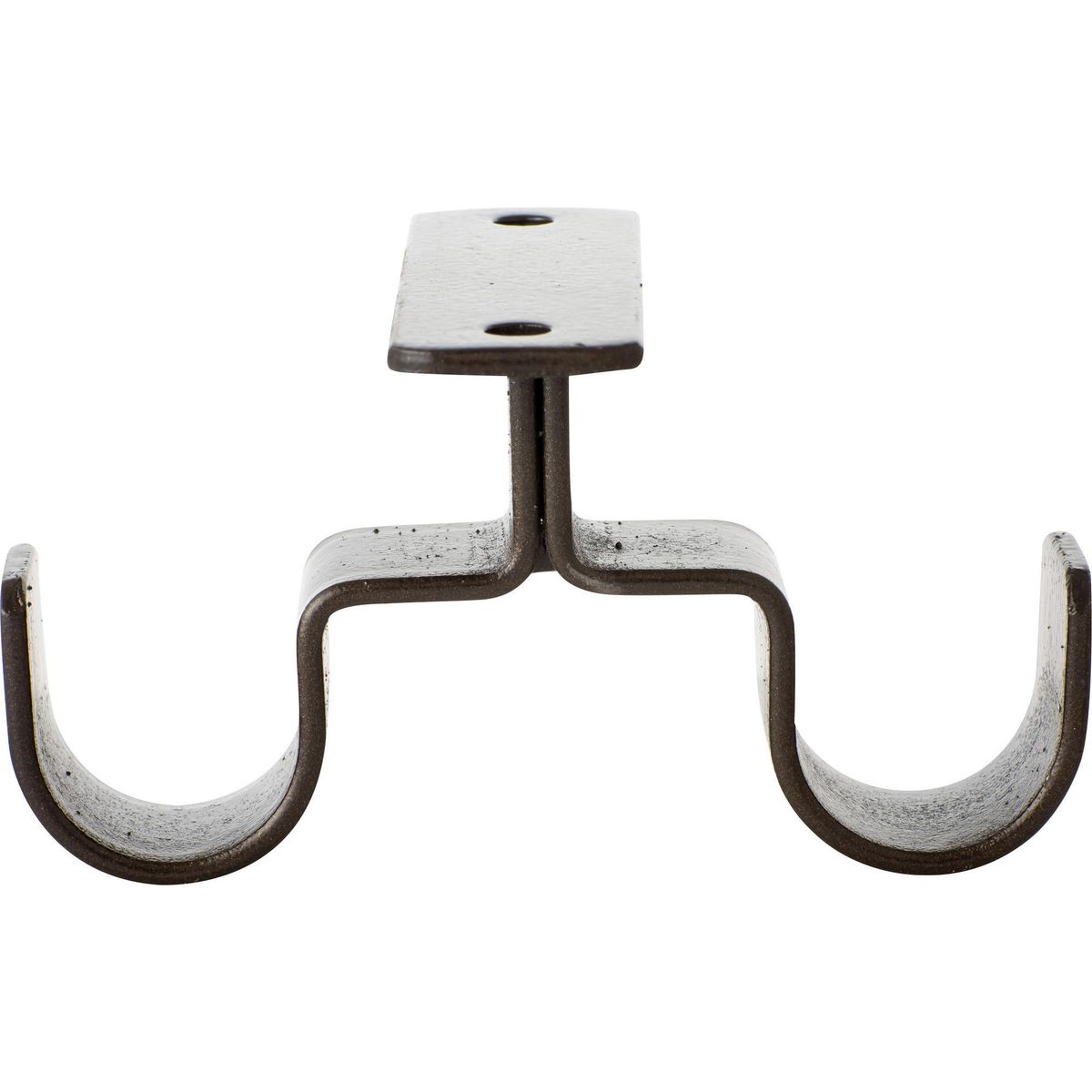 FERRATO - Set de soportes para barra de cortina 25 mm 2 unidades óxido