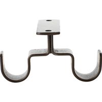 Set De Soportes Para Barra De Cortina 25 Mm 2 Unidades Óxido