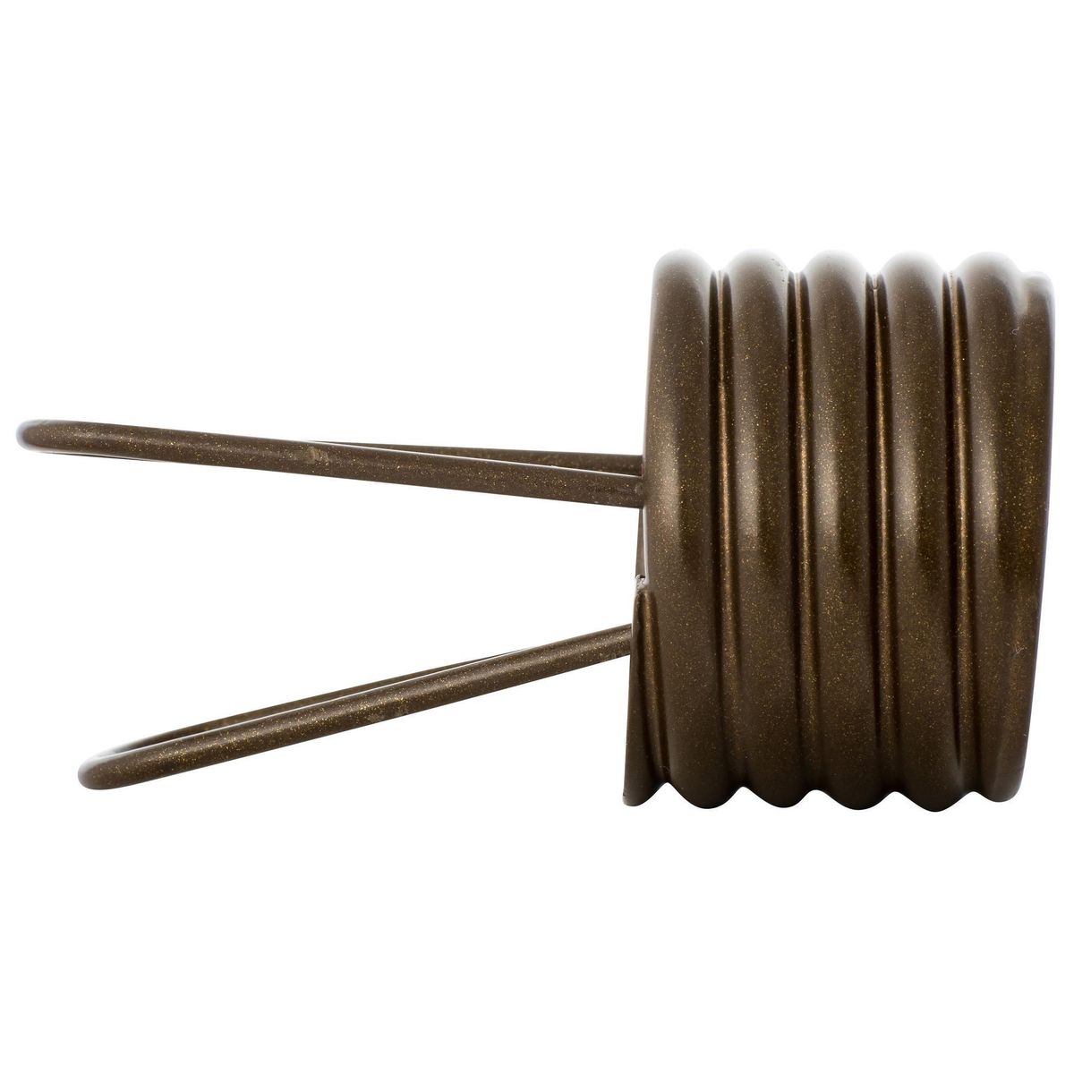 FERRATO - Terminal para tubo de cortina 25 mm óxido