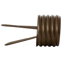 Terminal Para Tubo De Cortina 25 Mm Óxido