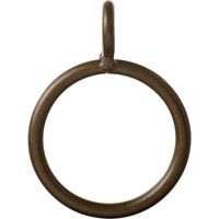 Set De Argollas Para Cortina 25 Mm 12 Unidades Óxido