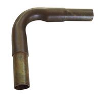 Codo Para Barras De Cortina 25 Mm Metal Envejecido