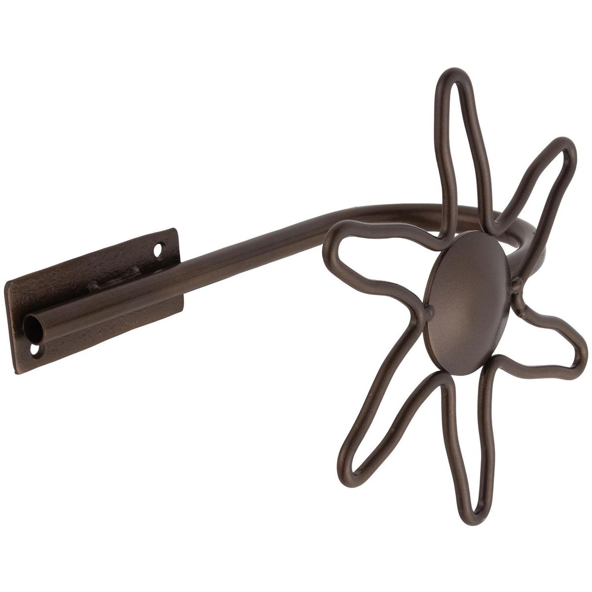 FERRATO - Abrazaderas para cortina 25 mm óxido