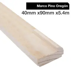 GENERICO - Juego Marco para puerta Pino oregón Premium 40 mm x 90 cm