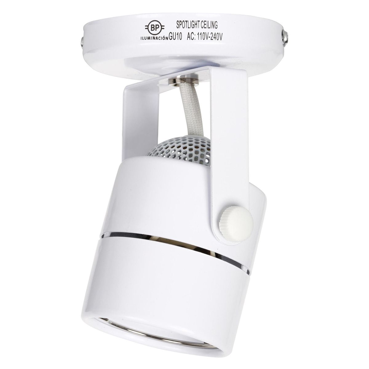 BP ILUMINACION - Apliqué Sobrepuesto Metal Blanco