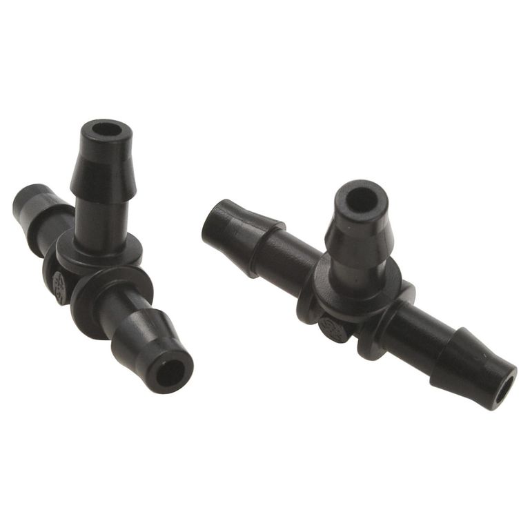 Set de tee para microtubo plástico 5 unidades