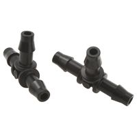 Set de tee para microtubo plástico 5 unidades