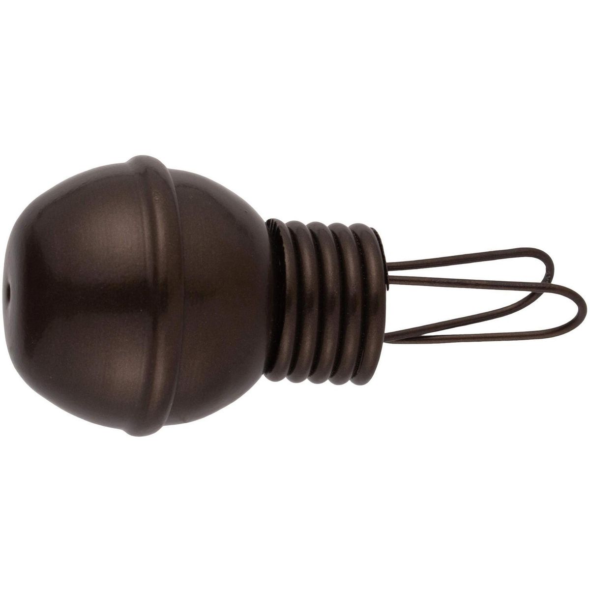 FERRATO - Terminal para tubo de cortina 25 mm óxido