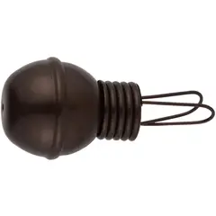 FERRATO - Terminal para tubo de cortina 25 mm óxido