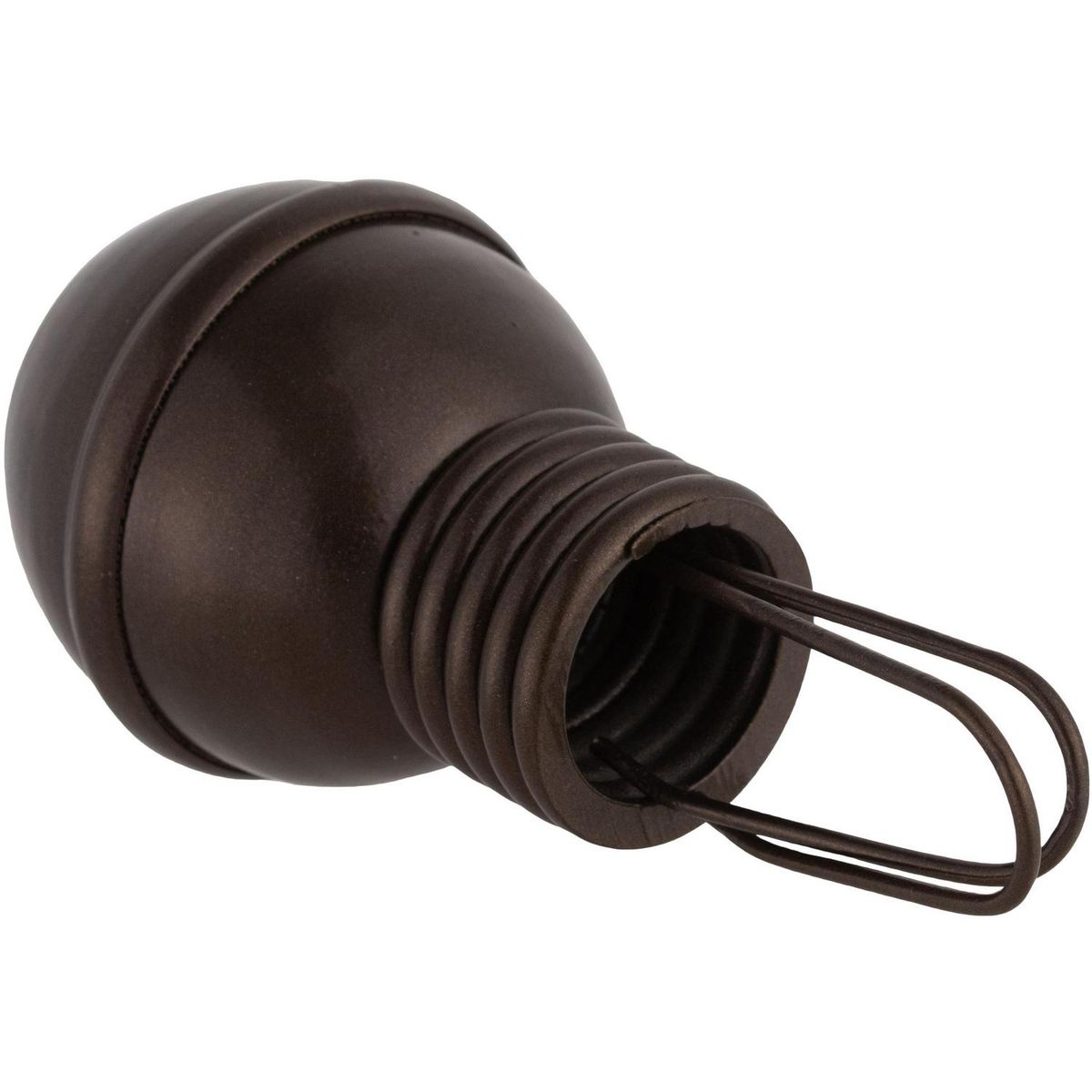 FERRATO - Terminal para tubo de cortina 25 mm óxido