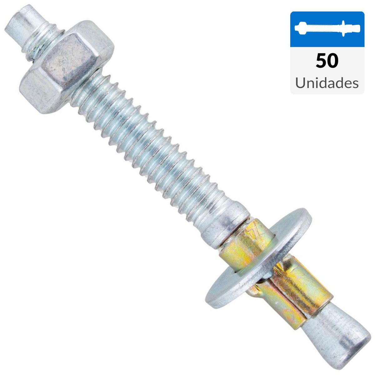 MAMUT - Perno anclaje 1/4 x 2 1/4 50 unidades