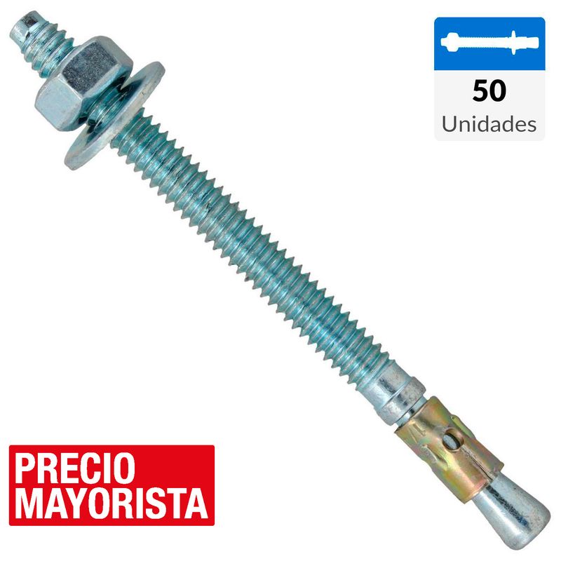 MAMUT - Perno anclaje 1/4X3 1/4 50 unidades