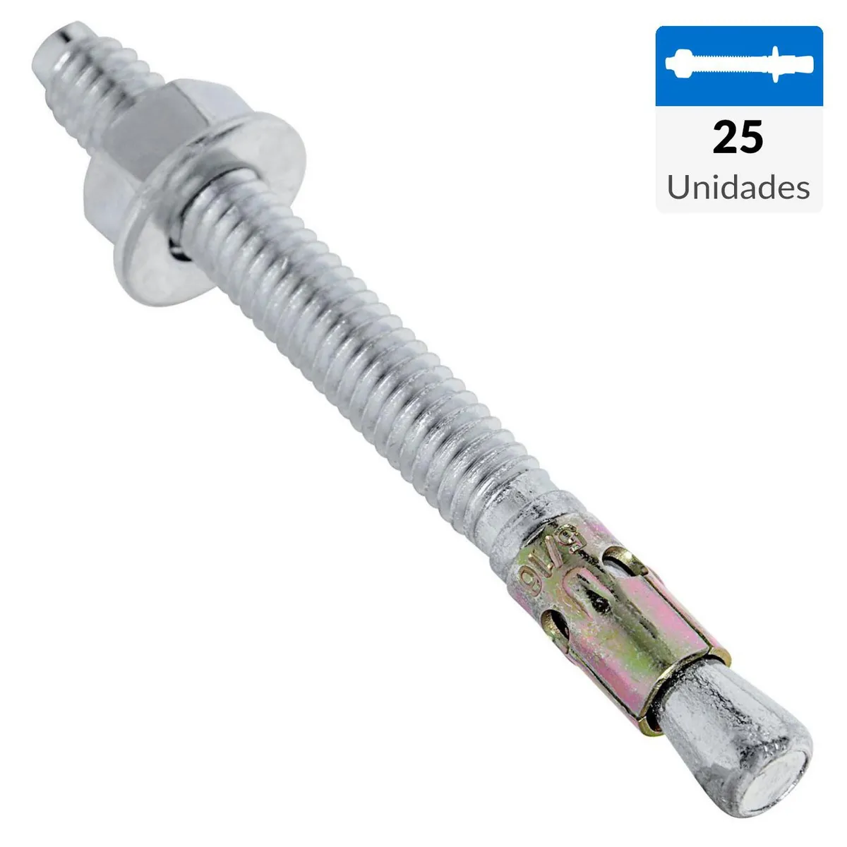 MAMUT - Perno anclaje 5/16 x 3 3/16 25 unidades