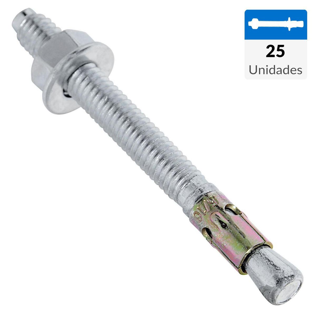 MAMUT - Perno anclaje 5/16 x 3 3/16 25 unidades