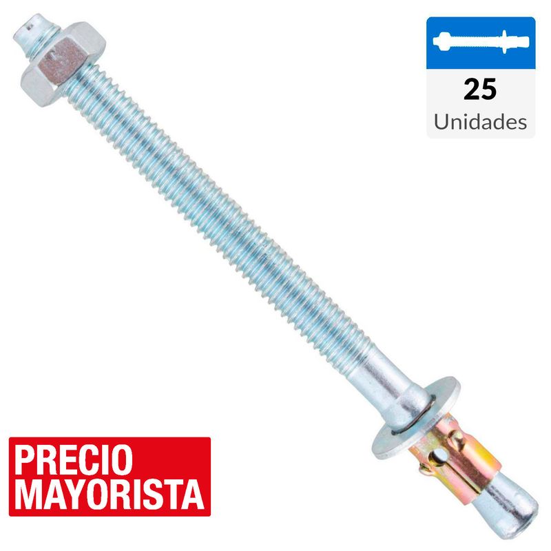 MAMUT - Perno anclaje 5/16 x 4 1/4 25 unidades