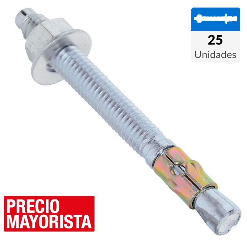 MAMUT - Perno anclaje 3/8 x 3 3/4 25 unidades