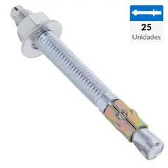 MAMUT - Perno anclaje 3/8 x 3 3/4 25 unidades