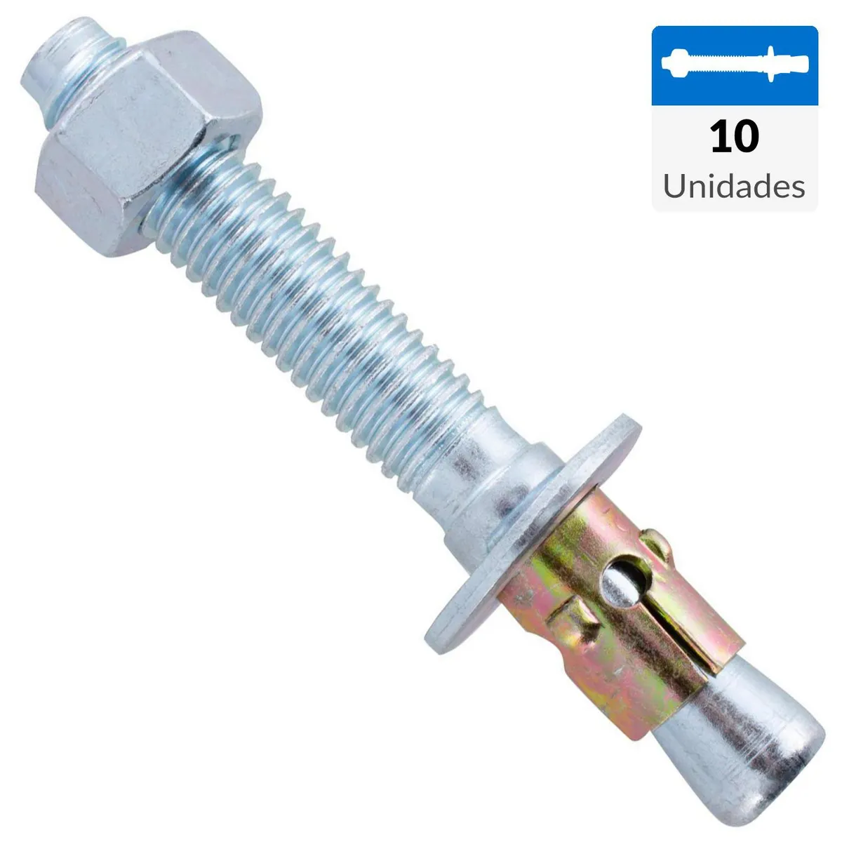 FIXSER - Perno anclaje 1/2 x 3 3/4 10 unidades