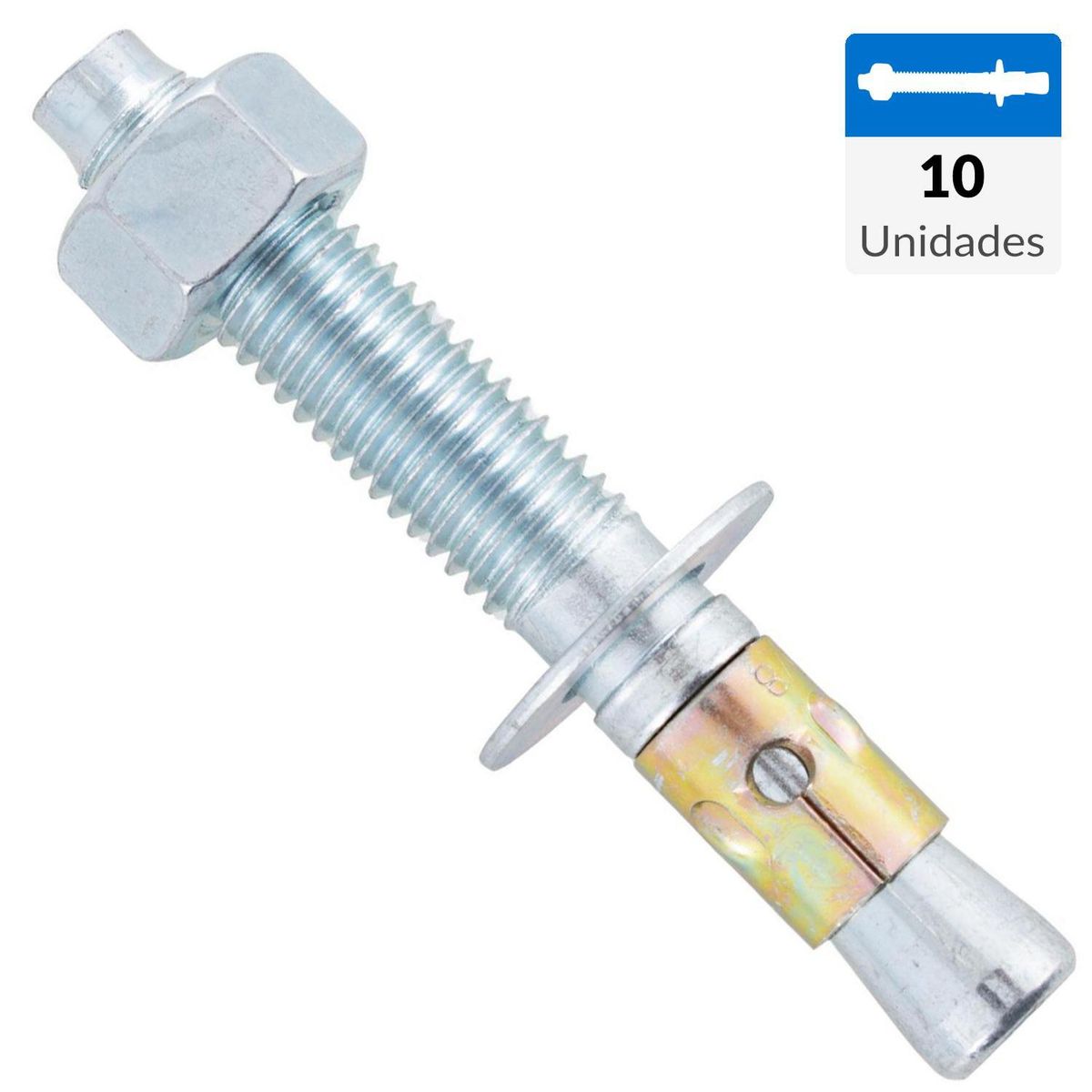 FIXSER - Perno anclaje 5/8 x 4 1/2 10 unidades