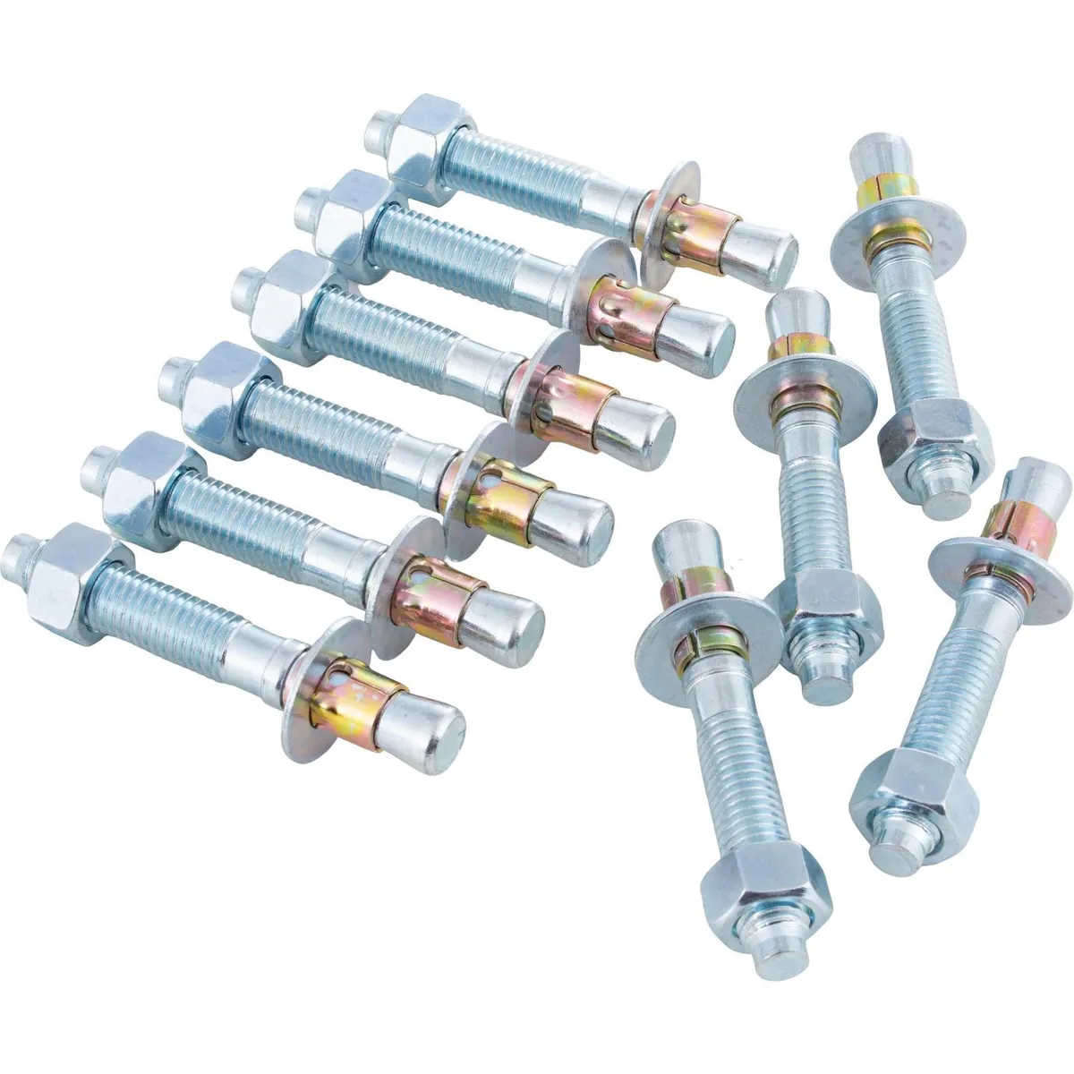 FIXSER - Perno anclaje 5/8 x 4 1/2 10 unidades