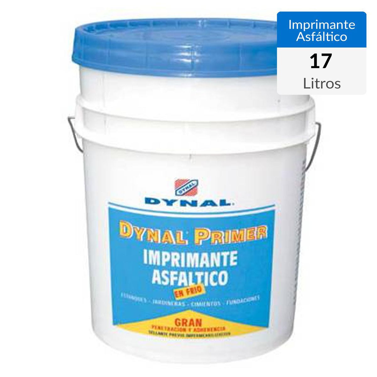 DYNAL - 17 litros Imprimante Asfáltico Aplicación en Frío Primer